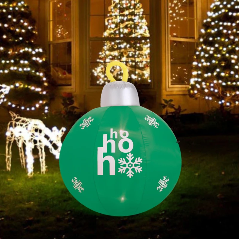 Image of LIFE IDEAS 120cm Christmas Ball Decoration Green unisex One size