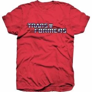 Image of Hasbro - Transformers Decepticon Unisex Medium T-Shirt - Red