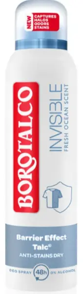 Image of Borotalco Invisible Fresh Deodorant 150ml