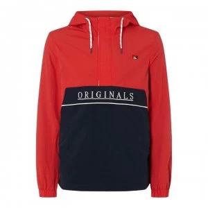 Image of Jack and Jones Jack Original Daniel Anorak Mens - Flame Scarlet