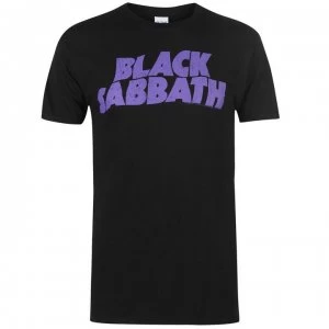 Image of Official Black Sabbath T Shirt - Wavy Logo