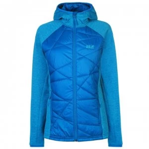 Image of Jack Wolfskin Skyland Hybrid Jacket Ladies - Blue