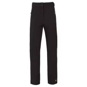 Image of Trespass Womens/Ladies Squidge II Water Resistant Hiking Trousers (M) (Black)