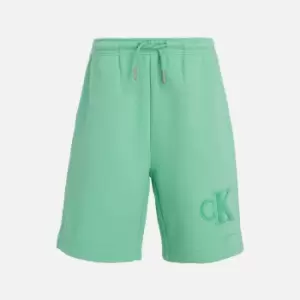Image of Calvin Klein Boys' Interlock Jersey Pique Shorts - 8 Years