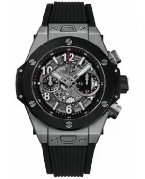 Image of Hublot Big Bang Unico Skeleton Dial Rubber Strap Mens Watch 441.NM.1170.RX 441.NM.1170.RX