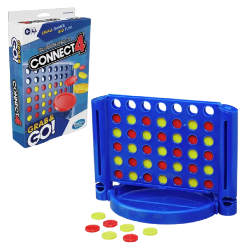 Image of Hasbro Connect 4 Grab & Go Table Game HASBRO-F8253