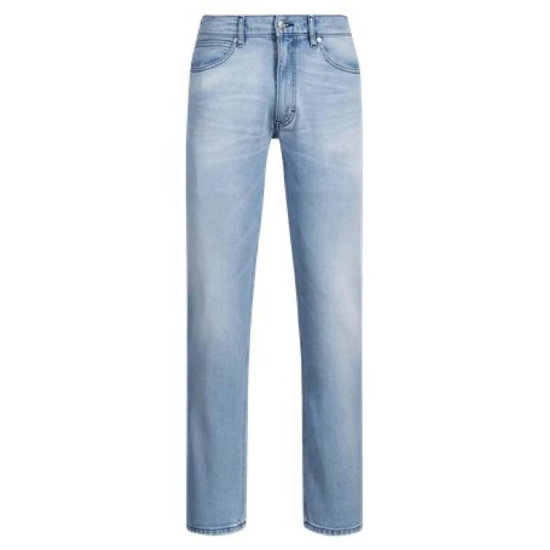 Image of Hugo 708 Slim-Fit Jeans Turquoise male 32R