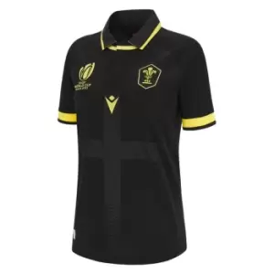 Image of Macron Wales Rugby Away Shirt 2023 2024 Womens - Red