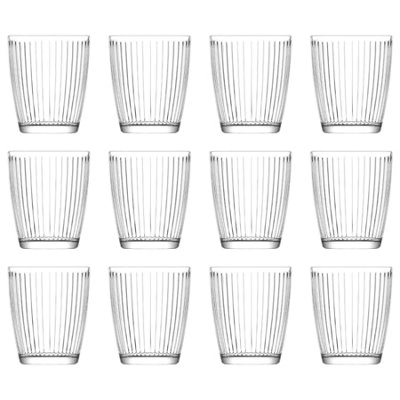 Image of Lav Hestia Glass Tumblers - 340Ml - Pack Of 12