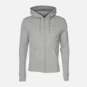 Image of Tommy Hilfiger Mens Tape Detail Hoody - Light Grey Heather - M