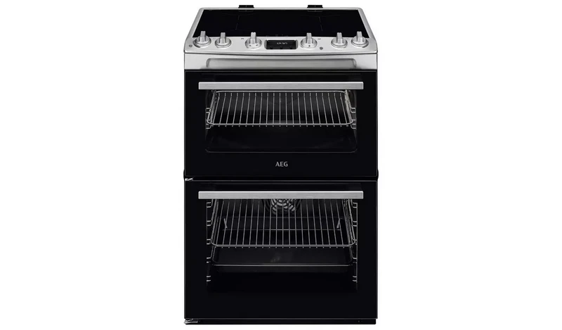 Image of AEG CIX6540ACM 60cm Electric Cooker with - Stainless Steel - A Rated