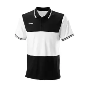 Image of Wilson Team Polo Shirt Mens - Black