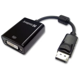 Image of Sandberg DisplayPort Male to DVI-I Female Converter cable 20cm, 5 Year Warranty