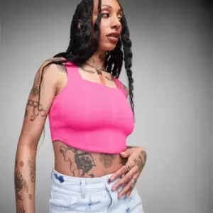 Image of Missguided Seam Detail Corset - Pink