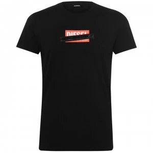 Image of Diesel Strikeout T Shirt - Black 900