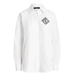 Image of Lauren by Ralph Lauren Kotta Long Sleeve Shirt - White