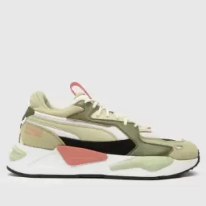 Image of PUMA Khaki Rs-z Reinvent Trainers