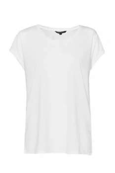 Image of French Connection Hetty Marl T Shirt Winter White