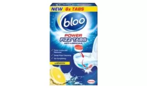 Image of Power Toilet Fizz Tabs 25g, 8 (1 Pack), Brown, Bloo