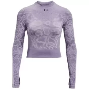 Image of Under Armour Seamless Long Sleeve T Shirt Womens - Pink