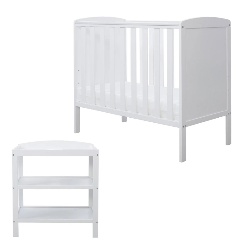 Image of Ickle Bubba Coleby Space Saver 2 Pce Furniture Set and Premium White unisex one