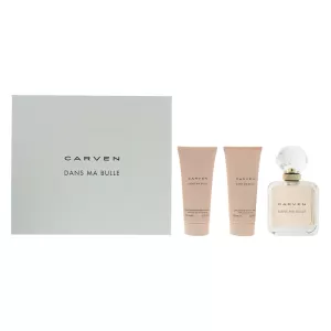 Image of Carven Dans Ma Bulle Gift Set 100ml Eau de Parfum + 100ml Body Milk + 100ml Shower Gel