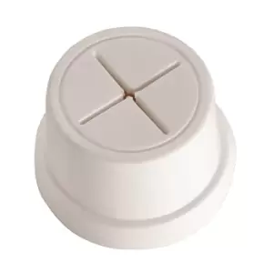 Image of Croydex Single Cloth Holder (One Size) (Cream)