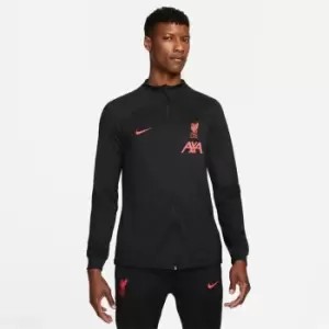 Image of Nike Liverpool FC Dri Fit Tracksuit Top Mens - Black