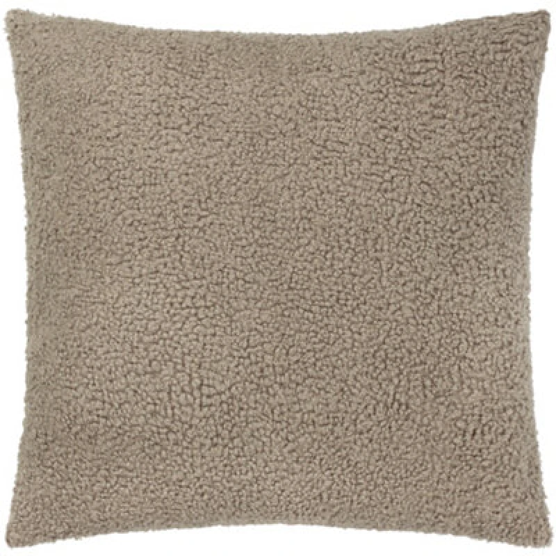 Image of Yard Cabu Chunky Boucle Cushion in Taupe Size: 55cm x 55cm Taupe Unisex 55cm x 55 cm