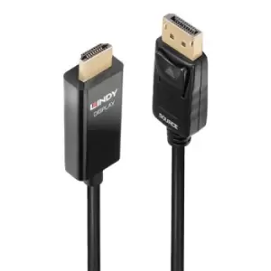 Image of Lindy 5m DP to HDMI Adapter Cable with HDR