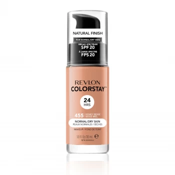 Image of Revlon ColorStay Make-Up Foundation for Normal/Dry Skin (Various Shades) - 3 Honey Beige