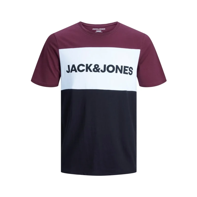 Image of jack & jones T-Shirt Jack & Jones Logo blocking Bleu Male XS
