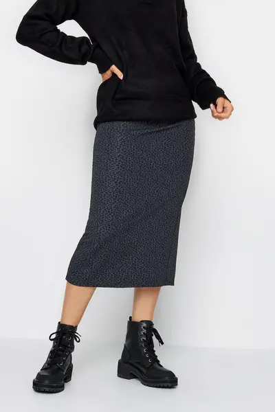 Image of Tall Leopard Print Tube Skirt