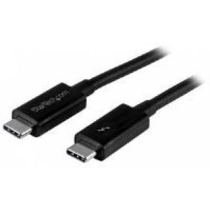 Image of StarTech 1m Thunderbolt 3 (20Gbps) USB-C Cable - Thunderbolt, USB, and DisplayPort Compatible