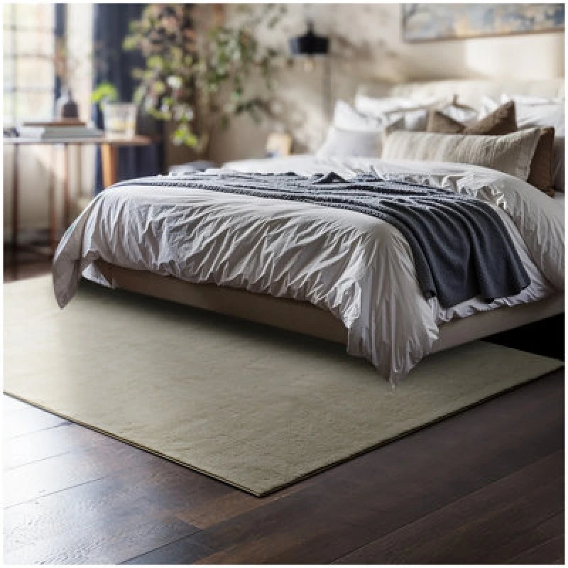 Image of Tectake Rug Zonelle - Short Pile And Ultra-Soft, Rectangular Or Round 120 X 170 Cm - Sand