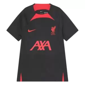 Image of 2022-2023 Liverpool Training Shirt (Black) - Kids