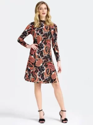 Image of Guess Marciano Paisley Print Dress