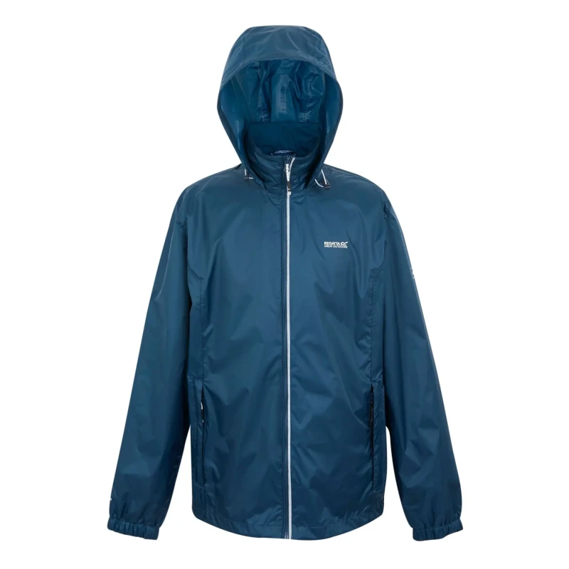 Image of Regatta Regatta Men 'Lyle IV' Waterproof Packaway Jacket in Dark Navy Size: Medium Dark Navy M Male 5063019983080