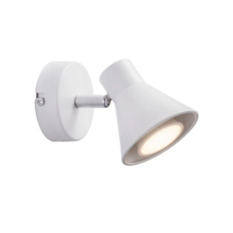 Image of Nordlux Eik Metal Wall Light White,plug In Or Mains