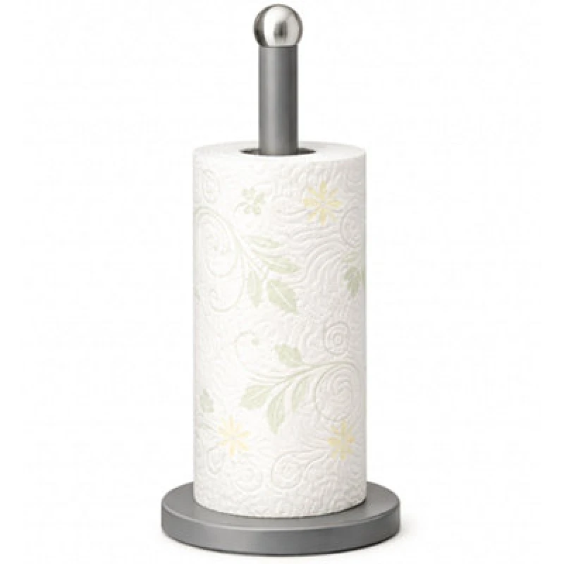 Image of Innoteck Essentials Kitchen Paper Towel Holder - Matt Grey.