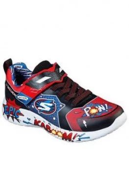 Image of Skechers Childrens Dynamight Defense Squad Trainer - Red