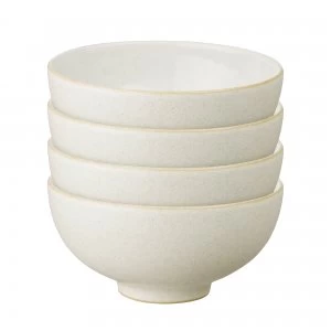 Image of Impression Cream Set Of 4 Rice Bowl
