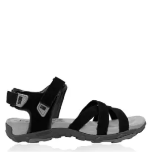Image of Karrimor Salina Leather Ladies Walking Sandals - Black