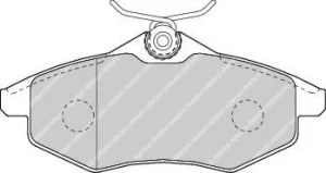 Image of Ferodo FDB1542 Brake Pad Set Front Axle Premier Car