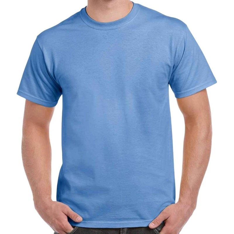 Image of Gildan Mens Heavy Cotton T-Shirt in Duck Egg Blue Size: XL Duck Egg Blue Male XL