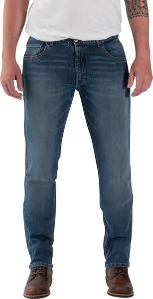 Image of ROKKER RT Tapered Slim Mid Blue L34/W38