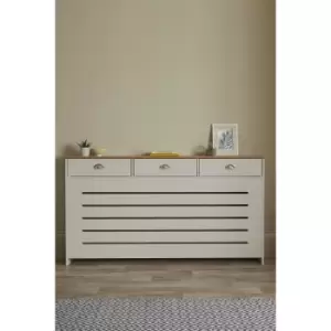 Image of Christian Large Radiator Cover with 3 Drawers