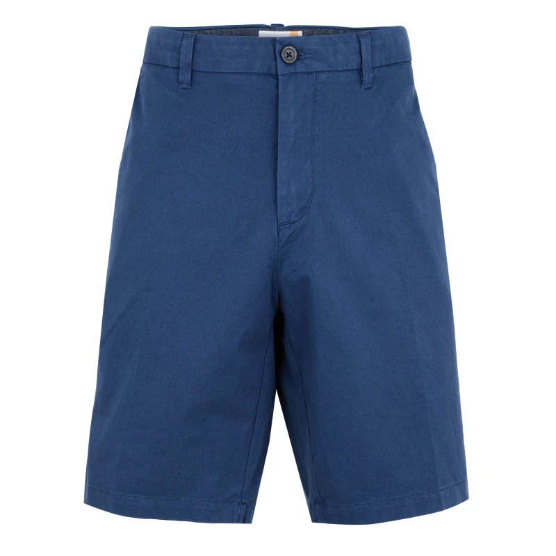 Image of Timberland Mens Twill Chino Shorts Dark Denim male 30
