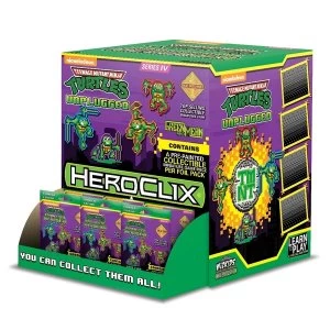 Image of HeroClix Teenage Mutant Ninja Turtles Unplugged Gravity Feed 24 Packs