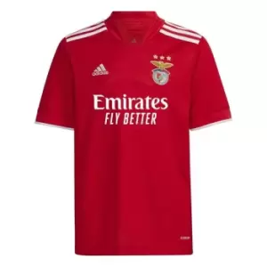 Image of adidas Benfica Home Shirt 2021 2022 Junior - Red